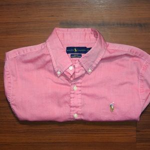 Ralph Lauren slim fit chambray oxford button up